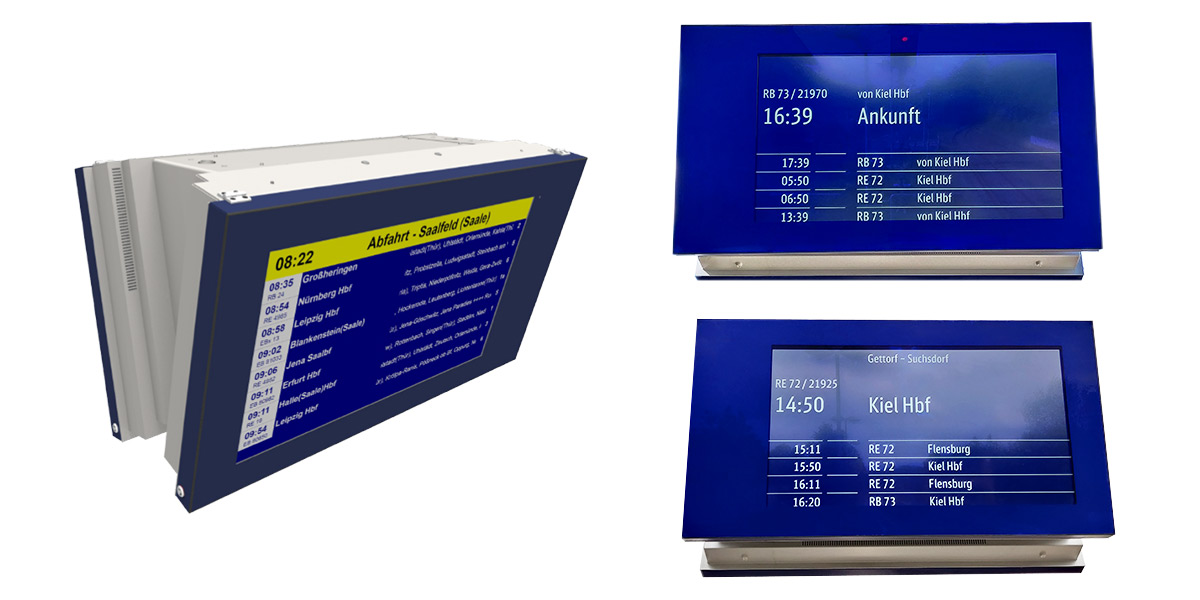 Dynamisches Fahrgastinformationssystem DFI TFT 46 Zoll